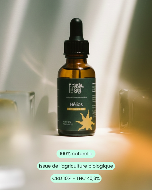 HÉLIOS — Huile de CBD 10% Spectre Complet - BLACK FRIDAY Vertu420