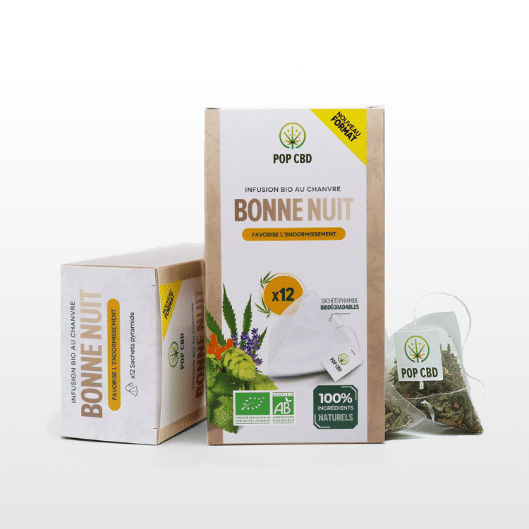Infusion CBD - Bonne nuit BIO Vertu420