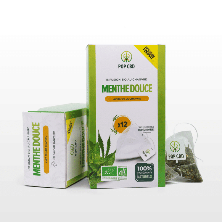 Infusion CBD - Menthe Douce BIO Vertu420