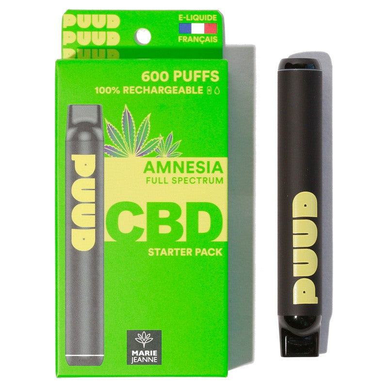 Puff CBD rechargeable PUUD - AMNESIA Vertu420