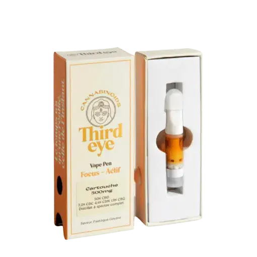 Cartouche FOCUS-ACTIF 0,5 ml - Saveur Pastèque Goyave - ThirdEye Vertu420