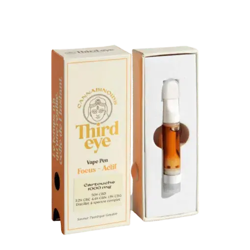 Cartouche FOCUS-ACTIF 1ml - Saveur Pastèque Goyave - ThirdEye Vertu420