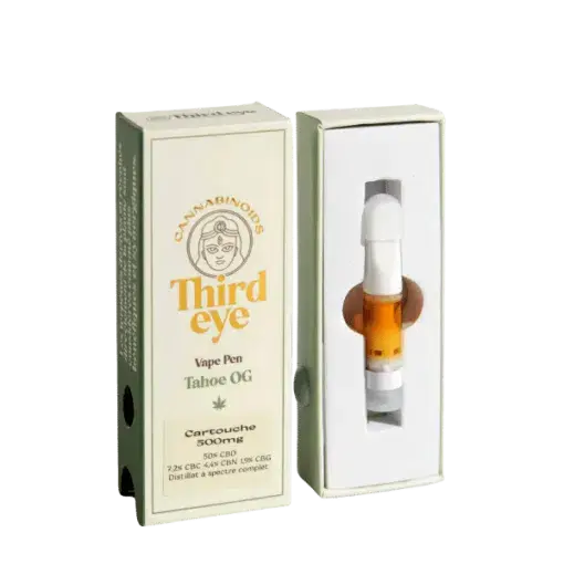 Cartouche TAHOE OG 0,5ml – Spectre complet - ThirdEye Vertu420