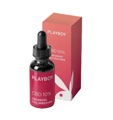GOUTTES DE CBD À 10% SPECTRE COMPLET PLAYBOY Vertu420