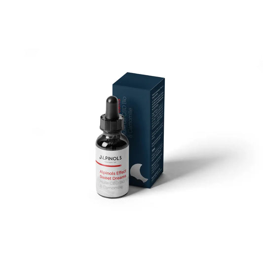 Huile de CBD (15%) à spectre complet à l'extrait de camomille, 10 ml Vertu420