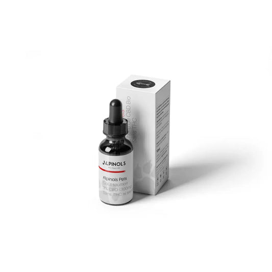 Huile de CBD pour chats 3% à l'huile de saumon - sans THC - 10ml Vertu420